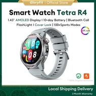 Aolon Tetra R4 Smart Watch 1.43 AMOLED Screen AGPS IP68 Waterproof Sport Strava smartwatch man