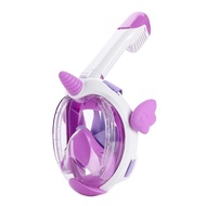 [พร้อมส่งจากไทย] หน้ากากดำน้ำเด็ก Full face snorkel Unicorn mask for kids ดำน้ำ