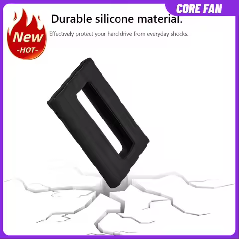 Silicone Case SSD Shell Sleeve Waterproof SSD Sleeve Skin Protective Case Cover for Samsung T7 Shiel