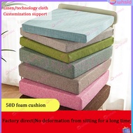 Customized 50D 35D Sponge Cushion Customized Hardened Window Cushion Window Sill Sofa Cushion Chair 