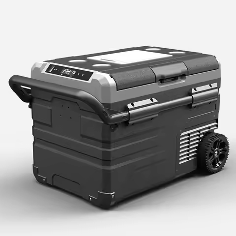 TWW45 45.6L Removable Battery Solar Power DC 12/24v BBQ Mini Frigo Refrigerator Portable Fridge Free