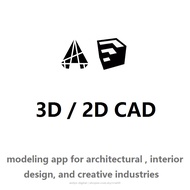 3D / 2D CAD modeling app for architectural , interior design, and creative industries