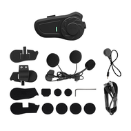 CJ7F 1pair Motorcycle Intercom Helmet Headphones Wireless Communication System To 800m With Dsp&cvc