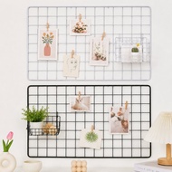 Wall Decor Wall Grid Photo Display Metal Mesh Wire Grid Shelf Grid Well Photo Grid Shelf