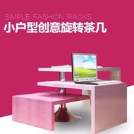 FOREVER 3-in-1 Swivel Coffee Table (White/Pink/Pink)