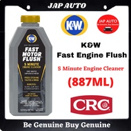 KW USA 5 Minute Car Engine Oil Flush Remove Sludge Gum Internal Cleaner 887mL Pembersih Enjin Minyak