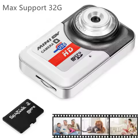 Vandlion X6 Mini Camera Portable Ultra Mini High Denifition Digital Camera Mini DV Support 32GB TF C