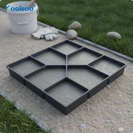 [Koolsoo] DIY Pavement Mold for Concrete Paths Garden Stepping Stone Form Plastic Paving Slab Mould 