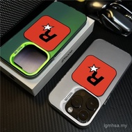 New Phone Case R Star Red Square Simple Unique Creative Suitable for iPhone 15promax 16promax xr xsm