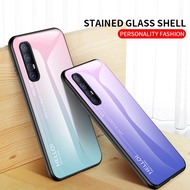 OPPO Reno 3 Case Hard Silicone glass TPU Back Phone Cover OPPO Reno 3 Pro 4G Reno3 Casing