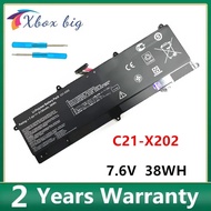 New C21-X202 Laptop Battery for ASUS VivoBook  X201 X201E X202 S200 S200E X202E S200E-CT209H S200E-C