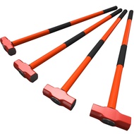 MKR 8LB 10LB 12LB 14LB 16LB Big Sledge hammer Handle Spring PVC Anti-vibration sledge hammer RUBBER 