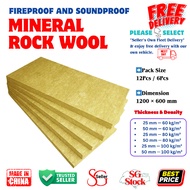 Rockwool Mineral Rock Wool Fireproof/Soundproof Insulation Board 👉Select “Seller’s Own Fleet” option