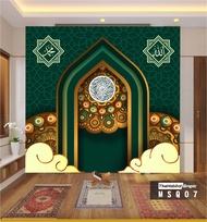 ELEGANT!! wallpaper Musholla rumah Wallpaper mihrab musholla Bahan Banner
