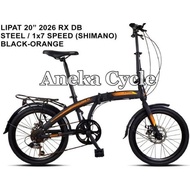 SEPEDA LIPAT EXOTIC 20 INCH 2026 RX DB VT SHIMANO 7 SPEED BY PACIFIC