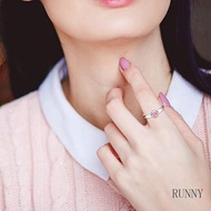 RUNNY Promise Ring Replaceable Zircon   Stackable Birthstone Ring