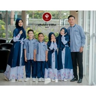 BAJU LEBARAN ANAK GAMIS KHALISA ORI ANV KIDS SARIMBIT LEBARAN HARGA