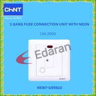 CHINT NEW7-G99810 13A 250V 1 GANG FUSE CONNECTION UNIT WITH NEON