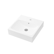 802.936.12 TORN Kitchen table sink, white, 45x45 cm