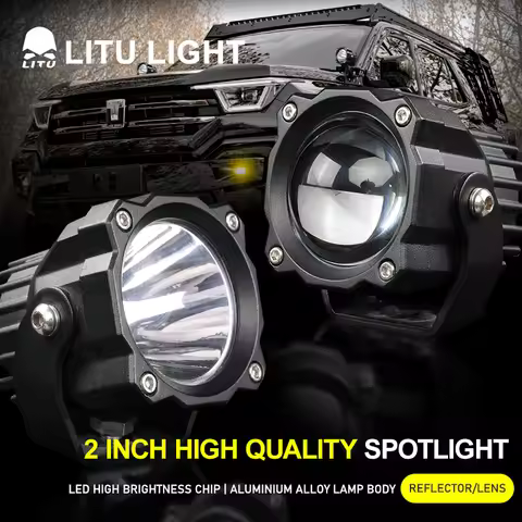 3 Inch 8D LED Lens Work Light 40W High Quality Fog Driving Lamps Spot Beam Square For Off Road 4x4 T