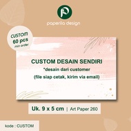 Thank You Card | Thanks Card | Thank You Card | CUSTOM01 9X5cm