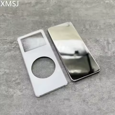 full set housing kit plastic white front faceplate silver metal back rear case cover for iPod nano 1