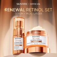 【READY】SKINTIFIC 2pcs Skincare Set Anti Aging Retinol set Retinol Renewal Serum + Moisturizer renewa