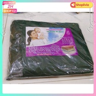 Waterproof sheet in elastic color, all sizes - moss green