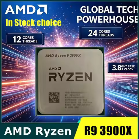 AMD Ryzen 9 R9 3900X 12-Core 24-Thread CPU 3.8GHz Gaming Processor - No Packaging