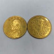 Republic of China Antique Eight Years Yuan Shikai Collection Silver Yuan Datou Object Coin Gold Coin