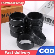 TheWoodFamily 4PCS Hard Pattern Plastic Drift Tyre Tires On Road For RC Car Part 1/10 RC Drift Car Y
