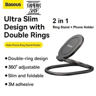 Baseus Original Rails Portable Magnetic Phone Stand Holder iRing Bracket Ringstand Original