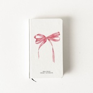 A6 notebook with dot filling, pocket notes, diary notes, Crabit Ribbon Collection - A6 Big Dot Pink 
