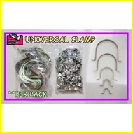 ◴ ◄ ☼ (PER PACK)Universal Clamp/Saddle Clamp for EMT IMC RSC GI Conduit and PVC pipe (1/2" - 4") -