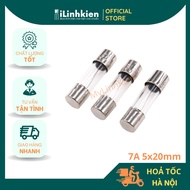 High quality 7A 5x20mm glass tube fuse.