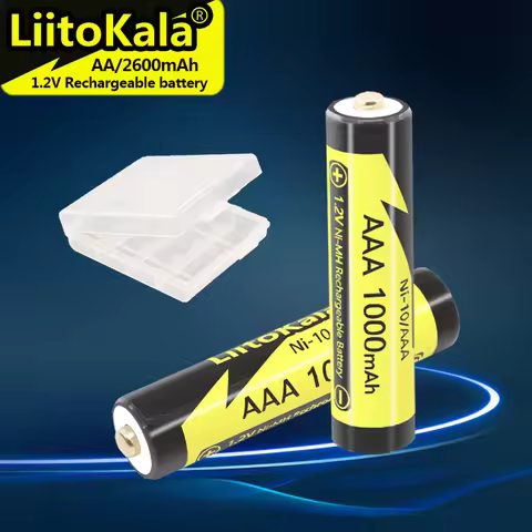 4-50PCS LiitoKala Ni-10/AAA 1.2V 1000mAh AAA NI-MH Rechargeable Batteries For Shaver Flashlight Came
