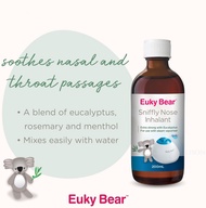 Euky Bear Baby Warm Steam Vaporiser &amp; Nose Nasal Inhalant - 0M+ | nasal aspirator baby
