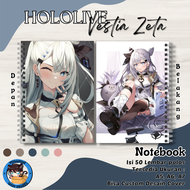 note book hololive vestia zeta / notebook hololive vestia zeta / buku catatan hololive vestia zeta
