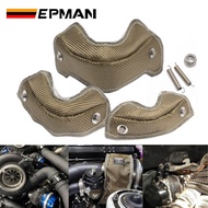 EPMAN Titanium External Wastegate Turbo Bag Blanket Jacket For 38mm 44mm 60mm Wastegate Heat Shield 