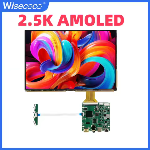 Wisecoco 10.5 inch AMOLED Screen 2560x1600 OLED IPS Display for Raspberry Pi 5b/4b/3b Gaming Screen 