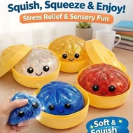 Squishies Dumpling, Dumpling Berkilauan, Squishy Dumpling Berkilauan, Mainan Squishy Dumpling untuk 