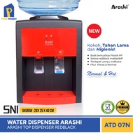 Arashi RedBlack ATD 07N Top Loading Water Dispenser