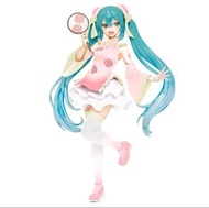 TAITO初音未來 MIKU 國風白粉色旗袍景品figure