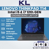 NEW Lenovo ThinkPad T14 i5/i7 12th Gen 32GB 1TB SSD 14" FHD Laptop for Office Student Programming Bu