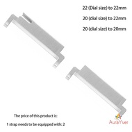 [AuraYuer] Watch Band Adapters 20mm To 18mm 20mm 22mm To 22mm 22mm To 20mm Quick Release Pins Watchb