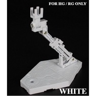 Gundam Action Base stand HG RG White  Black  Gunpla Base Gunpla Action Base Stand