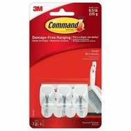 3M Command Small Wire Hooks 3hooks 17067