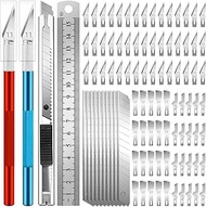 94 Pack Exacto Knife Kit, 2 Precision Exacto Knife Set, 80PCS #11/#16/#17 Exacto Knife Blades with S