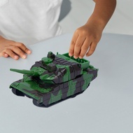 GuangquanStrade Pull Back Tank Toys Portable Pullback Motion for Children 3-7 Years Old Gift