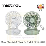 Mistral 9” High Velocity Fan with Remote MHV901R